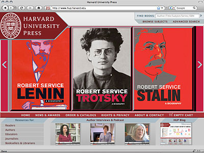 Harvard University Press Web